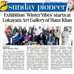 I was so thrilled to see my first exhibition featured in the Sunday Pioneer. It was a huge milestone for me and a reminder that hard work and passion really do pay off.