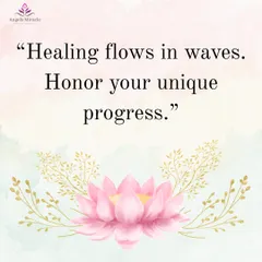 Your healing journey is unique. This quote reminds you to honor your own progress, as healing flows in waves with both breakthroughs and slow days. Every step forward is meaningful.
