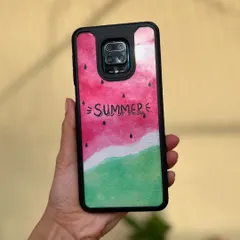 A fun, summery phone case insert with a watercolor watermelon design. It's an easy and affordable way to switch up your phone's look and carry a piece of handmade art with you.