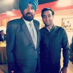 It is always an immense pleasure to meet legends of the game. Here I am with Shri. Sajjan Singh Cheema, a former Indian basketball player and an Arjuna awardee, whose presence is always inspiring.