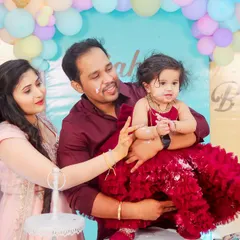 The cake smash is a highlight of any first birthday. We capture the pure joy and mess as the family encourages their little one to take her first bite of birthday cake.