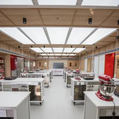 Welcome to our professional baking studio! This is where your child will learn, create, and make new friends. Each student gets their own fully equipped workstation with top-notch equipment, just like a real pastry chef.