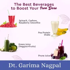If you're looking to boost your iron levels, you don't always have to turn to supplements first. This graphic shows some powerful, natural beverage ideas like green juices and prune juice that can help increase your iron intake.