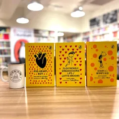These gorgeous cloth-bound Puffin editions of 'Pig-Heart Boy', 'Lottie Brooks', and 'Diary of a Wimpy Kid' are perfect for readers aged 8-12.