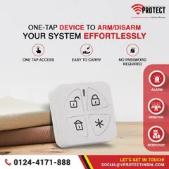 Security is now as simple as one tap. This KeyTag allows you to arm or disarm your system effortlessly without needing to remember a password. It's easy to carry and provides seamless access to your security.