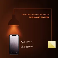 My smart switch solutions allow you to schedule your lighting around your daily routine. You can program lights to turn on gently to wake you up and turn off automatically when you go to sleep, saving energy and adding convenience.