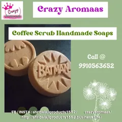 See what's possible! A client used my custom mold to create these fun "Batman" themed coffee scrub soaps. This shows how a unique mold can help you create products that truly stand out in the market.