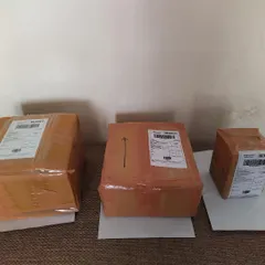 Orders packed, sealed, and ready for courier pickup. I ensure every package is securely taped and labelled to travel safely to you, whether you are in Noida or another city.