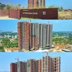 Documenting the construction progress for Total Environment's "In That Quiet Earth" project. This type of aerial shot is crucial for developers and project managers to monitor and showcase development milestones.