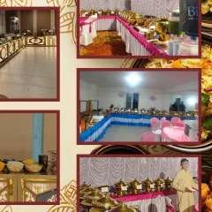 This collage highlights the different color schemes we can provide for your event, from bright pink and blue for parties to elegant gold for more formal gatherings.