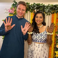 A special occasion deserves a special mehendi. It was a pleasure to create these designs for my beautiful bride Sneha and her groom, Vincent, for their multicultural celebration.