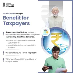 Our team stays current with all government announcements to maximize client benefits. This relief measure, which withdraws old and disputed direct tax demands, is a significant financial advantage for many taxpayers that we help facilitate.