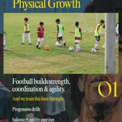 Football is a fantastic way to support physical growth. Through progressive drills and age-specific training, we help kids build strength, coordination, and agility.