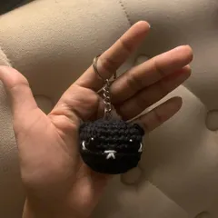 The cutest kitty in town! This custom-made black cat keychain is a simple but adorable accessory for any cat lover.