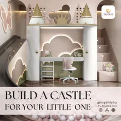 Why not build a castle for your little one? This whimsical room design shows how you can create a space that sparks imagination and joy from a young age.