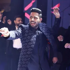 The groom enjoying his moment in the spotlight. His energy was infectious, and he had the whole crowd dancing along with him.