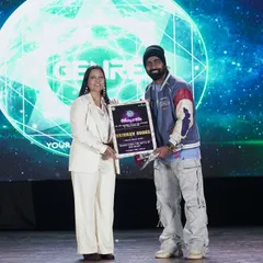 A proud moment, sharing the stage with the talented and humble judge Vaibhav Ghuge at Genre 4.0. His presence inspired us all.