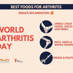 On World Arthritis Day and every day, I emphasize nutrition for joint health. An anti-inflammatory diet rich in omega-3s, spices, fruits, and whole grains can significantly reduce the pain and swelling associated with arthritis.