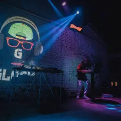 My logo projected on the wall at a Gully Gang event. Being part of this movement and this team is a huge part of my journey.