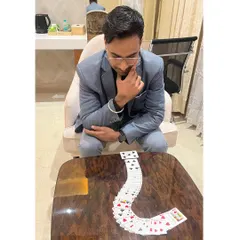 Contemplating the next move. Every shuffle and flourish is practiced to perfection.