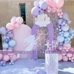 Dive into an underwater fairytale with our Little Mermaid theme. We designed this magical birthday with custom backdrops, a shimmering sequin wall, and pastel balloon garlands to bring Ariel's world to life for a special princess.