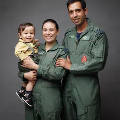 It was an absolute honor to photograph this family of Airforce pilots. This portrait captures their strength, unity, and the love they share, creating a powerful and unique family heirloom.