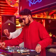 Dressed for a festive occasion, I blend traditional vibes with modern beats. This was from a special event where I mixed classic Bollywood and Punjabi tracks, perfect for pre-wedding functions and cultural celebrations.