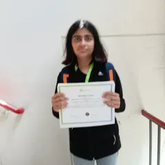 From our lab in Mumbai straight to MIT! We're thrilled to see our 7th-grade student, Vanshika, holding her certificate after completing a VEX Robotics summer camp at the Massachusetts Institute of Technology. This is a testament to her hard work and the support of her family.