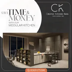 Save time and money with our efficient modular kitchen solutions. From quick, clean installation to smart, organizational designs, we help you get your dream kitchen faster and more cost-effectively.