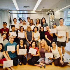 A group photo from a recent intensive training I attended. Surrounding myself with other passionate instructors from around the world helps me grow and bring fresh perspectives back to my studio.