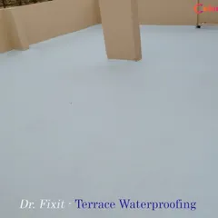 Here is a finished terrace waterproofing project using Dr. Fixit products. This seamless, durable coating not only stops water from seeping into your home but also creates a clean, usable surface on your roof.