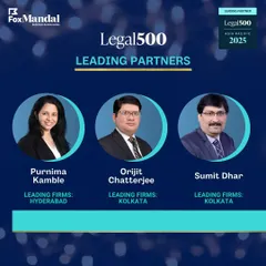 We are proud to have three of our partners recognized as 'Leading Partners' by Legal500 Asia Pacific 2025. This distinction for Purnima Kamble, Orijit Chatterjee, and Sumit Dhar underscores their exceptional reputations and leadership in their respective fields of practice.