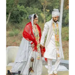 With every circle around the sacred fire, we vow to love each other for eternity. A beautiful moment from a Pahadi wedding ceremony.