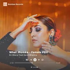 A promotional shot for the female perspective version of 'What Jhumka'. The goal was to rewrite the story within the song, giving it a new layer of meaning.