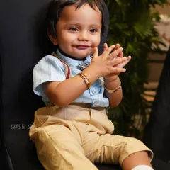 The birthday boy, Idaan, looking dapper at his jungle safari party. It was an honor to be chosen to capture the memories of this special day.