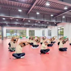 As part of my own development, I participated in stretching and yoga sessions to better understand the physical needs of my athletes.