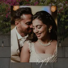 A quiet, intimate moment amidst the celebration. This close-up shot captures the couple's connection and happiness right after getting engaged, framed by the beautiful decor of the Urban Resort.