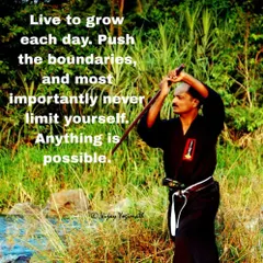 This is my core belief. Life is about growth. Aiki Jujutsu is a way to push your boundaries, to see that what you thought was a limit was only a doorway.