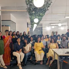 A full house at the eChai Ventures Women's Day event I curated and moderated. We celebrated amazing mompreneurs and their journeys, creating an inspiring and supportive atmosphere for all attendees.