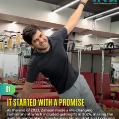 Every transformation starts with a promise to yourself. Zahaan made the gym his happy place, and by setting strong goals, he created a life-changing journey that we were proud to be a part of.