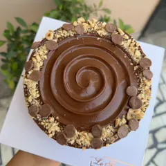 My Nutella Hazelnut Cheesecake is pure indulgence. I create a rich, creamy cold-set cheesecake swirled with Nutella, set on a crunchy biscuit base, and topped with roasted hazelnuts and chocolate chips.
