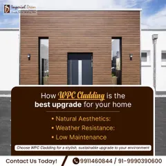WPC Cladding is one of the best upgrades for your home's exterior. It provides the natural aesthetic of wood, is highly resistant to all weather conditions, and requires very low maintenance, making it a stylish and sustainable choice.