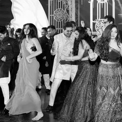 Capturing the pure, unscripted joy of dancing together at a sangeet. My focus is on creating routines that are not just performed, but truly felt and enjoyed by everyone.