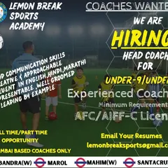 We are growing and looking for passionate, qualified coaches to join our team. If you are a Mumbai-based coach with an AFC/AIFF-C License, we want to hear from you.