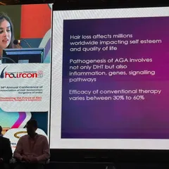 During my presentation at Haircon 2024, I discussed the complex pathogenesis of hair loss (AGA) and the efficacy of different therapies. An evidence-based approach is the core of my practice.