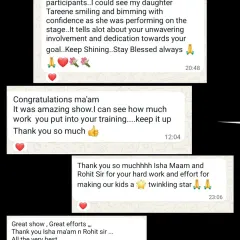 Seeing a child "smiling and brimming with confidence" on stage is the greatest reward. We appreciate parents who recognize our team's unwavering involvement and dedication.
