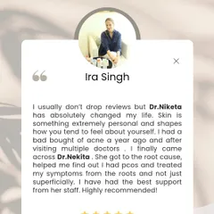 Ira's story is a powerful reminder of how deeply skin issues can affect us. I'm so glad we could identify the root cause of her acne, linked to PCOS, and restore her skin and confidence.