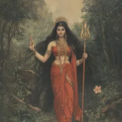 An artistic representation of the divine feminine, inspired by the goddess Durga. My dance often explores these themes of inner power and divinity, which I believe we all carry within us.