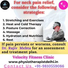 For neck pain, I recommend a combination of strategies including gentle stretching, posture correction, and targeted exercises. This graphic outlines some of the foundational advice I provide.