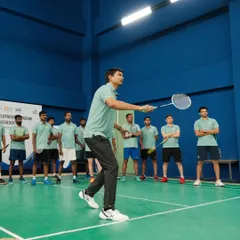 Learning from the best. Watching a demonstration during the Coaches Development Program helps me bring advanced techniques back to my academy.